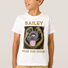 Personalisieren Sie den Namen und Foto-T - Shirt d