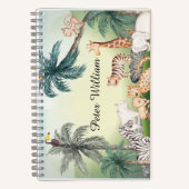 Personalisieren Sie den Namen Wildtier, Zurück in  Notizblock (Vorderseite)