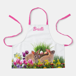 Personalisieren Sie den Ostersonnigen Kindergarten Schürze