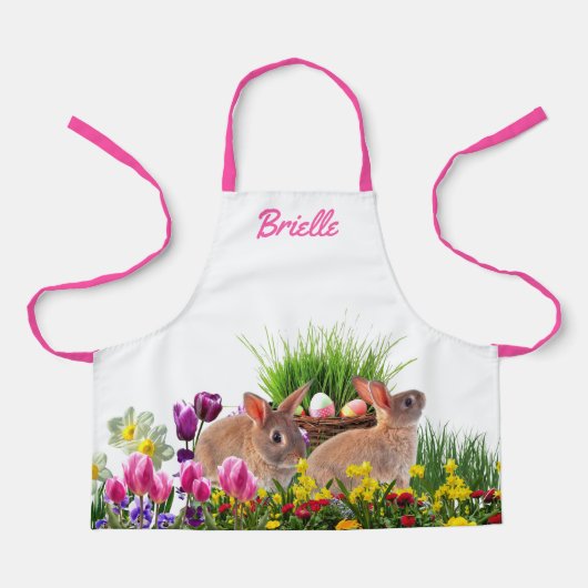 Personalisieren Sie den Ostersonnigen Kindergarten Schürze (Vorderseite)