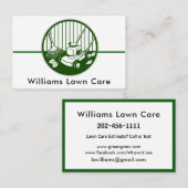 Personalisieren Sie den Rasenmähgarten 100 Visitenkarte (Vorne/Hinten)