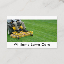 Personalisieren Sie den Rasenmähgarten 100 Visitenkarte