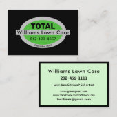 Personalisieren Sie den Rasenmähgarten 100 Visitenkarte (Vorne/Hinten)