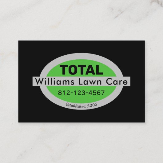 Personalisieren Sie den Rasenmähgarten 100 Visitenkarte (Vorderseite)