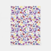 Personalisieren Sie den Schmetterlingsgarten-Spaß Fleecedecke (Vorderseite)