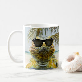 Personalisieren Sie den Sommerstrand Kaffeetasse