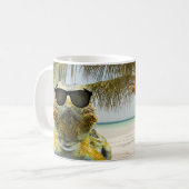 Personalisieren Sie den Sommerstrand Kaffeetasse (Vorderseite Links)