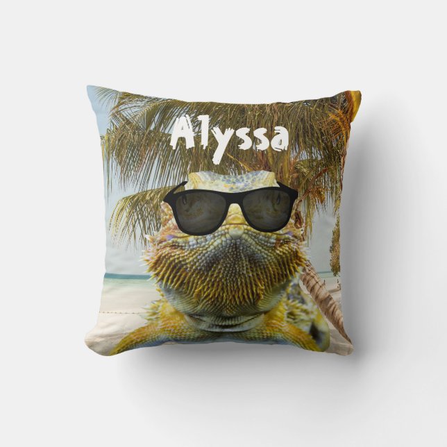 Personalisieren Sie den Sommerstrand Kissen (Vorderseite)
