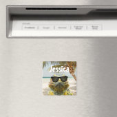 Personalisieren Sie den Sommerstrand Magnet (In Situ (Geschirrspüler))