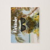 Personalisieren Sie den Sommerstrand Puzzle (Vertikal)