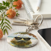 Personalisieren Sie den Sommerstrand Schlüsselanhänger (Seite)