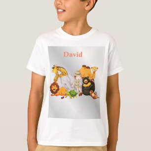 Personalisieren Sie den T - Shirt mit Wildtieren