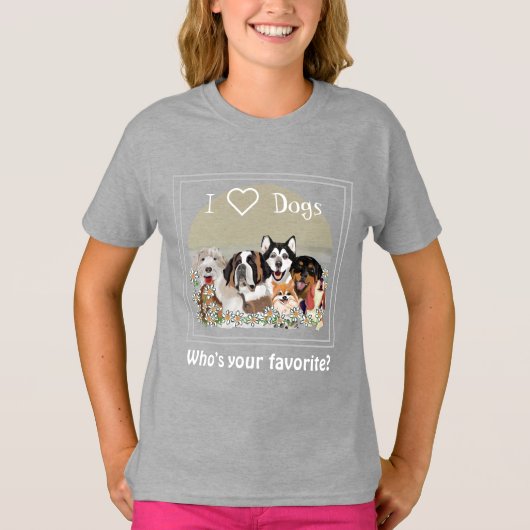 Personalisieren Sie den T - Shirt Text Dog Pack (Vorderseite)