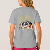 Personalisieren Sie den T - Shirt Text Dog Pack (Rückseite)
