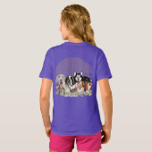 Personalisieren Sie den T - Shirt Text Dog Pack (Schwarz voll)