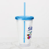 Personalisieren Sie den Tumbler Cup für Fische Acryltrinkbecher (Rechts)