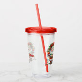 Personalisieren Sie den Weihnachtsmann Acryltrinkbecher (Links)