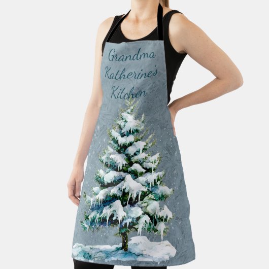 Personalisieren Sie den Winterschneebaum von Oma Schürze (InSitu)