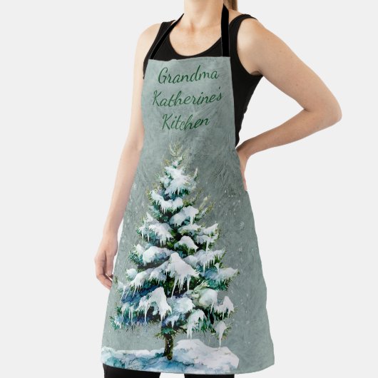 Personalisieren Sie den Winterschneebaum von Oma Schürze (InSitu)