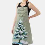 Personalisieren Sie den Winterschneebaum von Oma Schürze (InSitu)