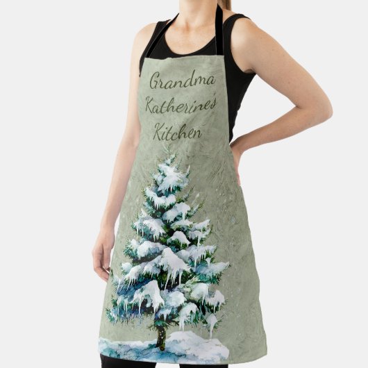 Personalisieren Sie den Winterschneebaum von Oma Schürze (InSitu)