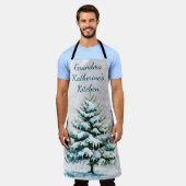 Personalisieren Sie den Winterschneebaum von Oma Schürze (Getragen)