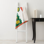 Personalisieren Sie "Der Weihnachtsmann kommt" Dec Sherpadecke (Beispiel)