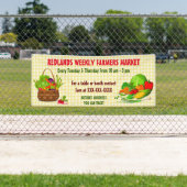 Personalisieren Sie detaillierte Bauern Marktveget Banner (Insitu)