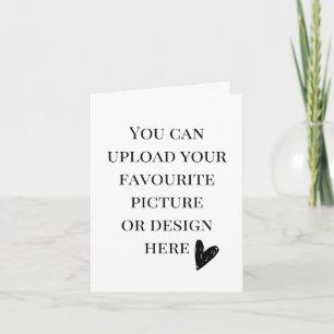 Personalisieren Sie die 4" x 5,6" geklappte Grußka Karte