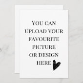 Personalisieren Sie die 5" x 7"-Gehäusekarte Einladung (Vorne/Hinten)