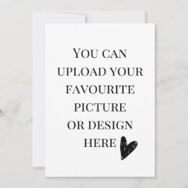 Personalisieren Sie die 5" x 7"-Gehäusekarte Einladung