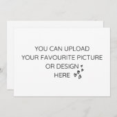 Personalisieren Sie die 5" x 7"-Gehäusekarte Einladung (Vorne/Hinten)