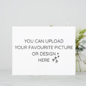 Personalisieren Sie die 8,5" x 11"-Gehäusekarte -  (Stehend Vorderseite)