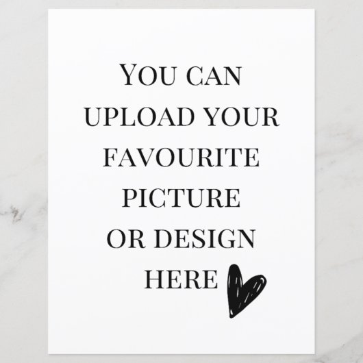 Personalisieren Sie die 8,5" x 11"-Gehäusekarte - (Rückseite)