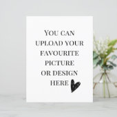 Personalisieren Sie die 8,5" x 11"-Gehäusekarte -  (Stehend Vorderseite)