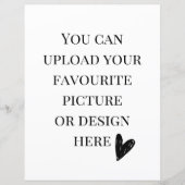 Personalisieren Sie die 8,5" x 11"-Gehäusekarte - (Vorderseite)