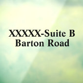 Personalisieren Sie die Adressnummer des Business  Fensteraufkleber (Blatt 3)