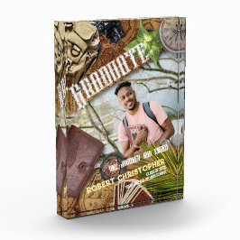 Personalisieren Sie die Ankündigung des Abschlusse Fotoblock