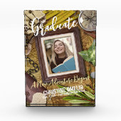 Personalisieren Sie die Ankündigung Vintager Abent Fotoblock (Vorderseite)