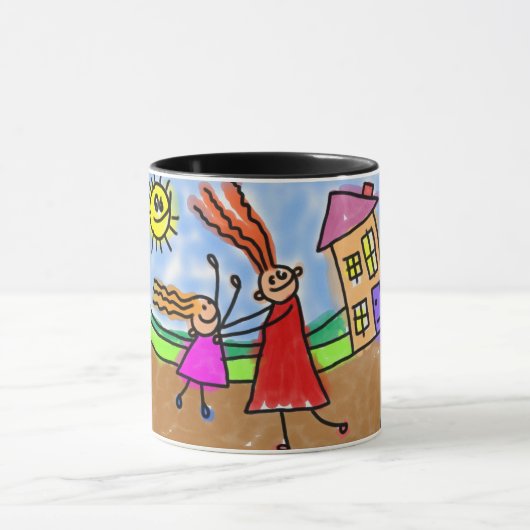Personalisieren Sie die Artwork des Kindes mit Nam Tasse (Zentrum)