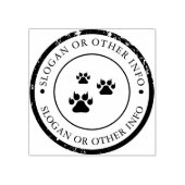 Personalisieren Sie die Aufdrucke eines Tierpaw-Gu Gummistempel (Prägung)