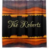 Personalisieren Sie die Aussicht auf das Dach eine Duschvorhang (Vorderseite)