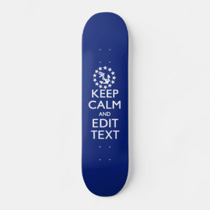 Personalisieren Sie die Behielt und bearbeiten Sie Skateboard