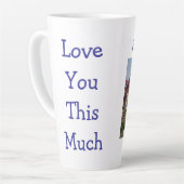 Personalisieren Sie die beste Mama je Milchtasse (Linke Ecke)