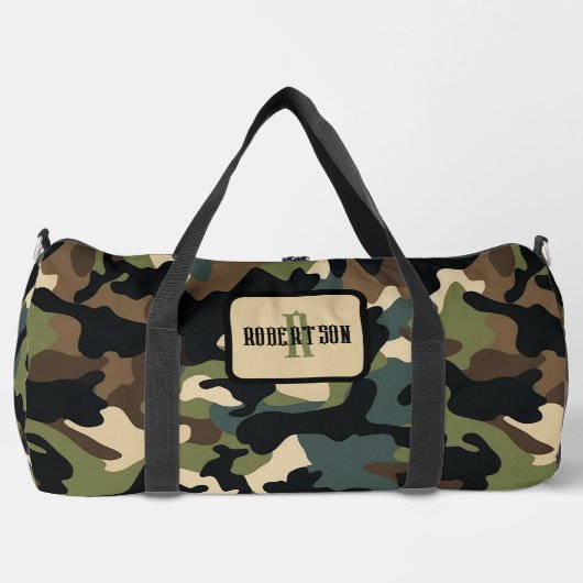 Personalisieren Sie die Camouflage Duffle Bag (Vorderseite)