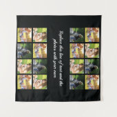 Personalisieren Sie die Collage und Textbearbeitun Wandteppich (Vorderseite (Horizontal))