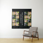 Personalisieren Sie die Collage und Textbearbeitun Wandteppich (Beispiel (Horizontal))