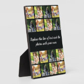 Personalisieren Sie die Collage und Textplakette d Fotoplatte (Seite)