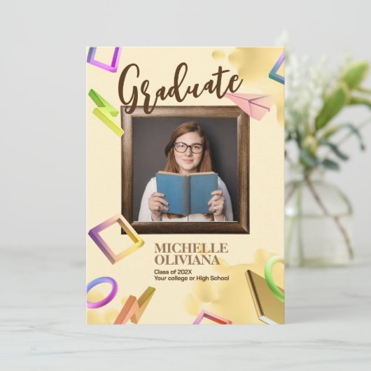 Personalisieren Sie die cremige Ankündigung des ex (Stehend Vorderseite)