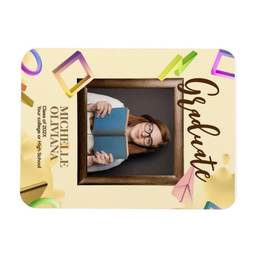 Personalisieren Sie die cremige Ankündigung des ex Magnet (Horizontal)